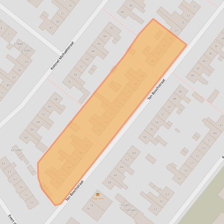 Kaart van postcodegebied 1411VH.