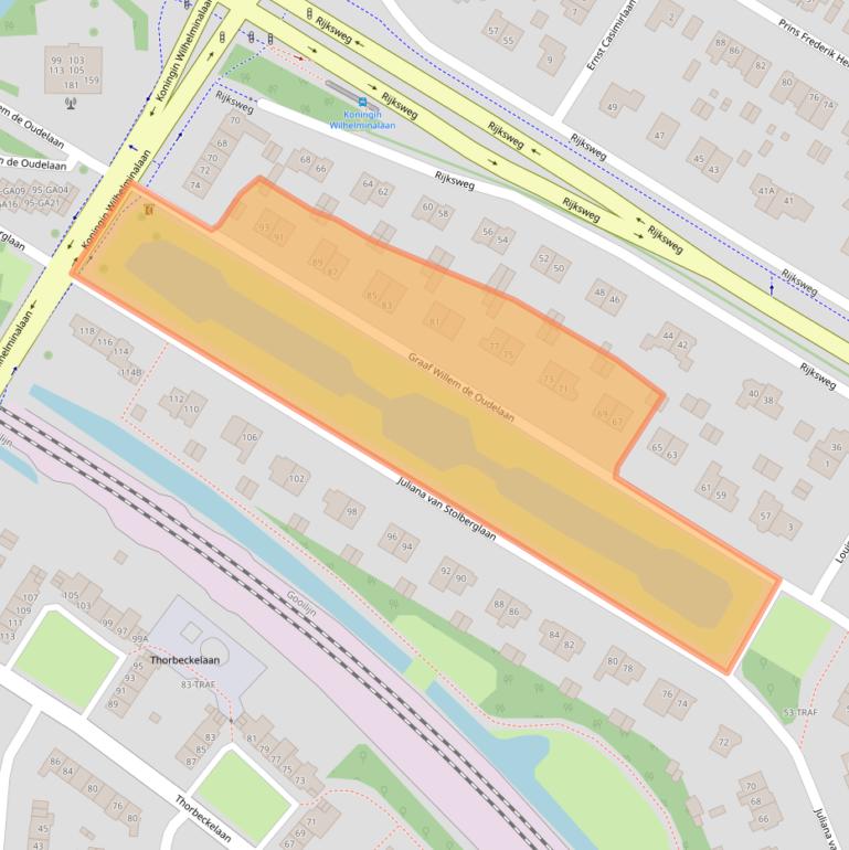 Kaart van postcodegebied 1412AP.