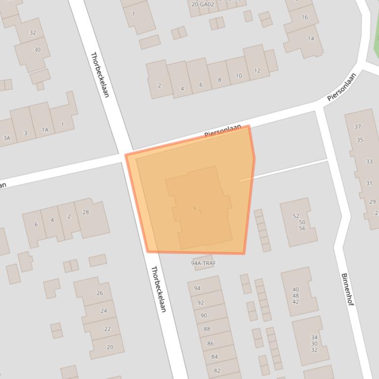 Kaart van postcodegebied 1412BT.