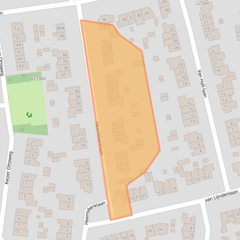 Kaart van postcodegebied 1412CG.