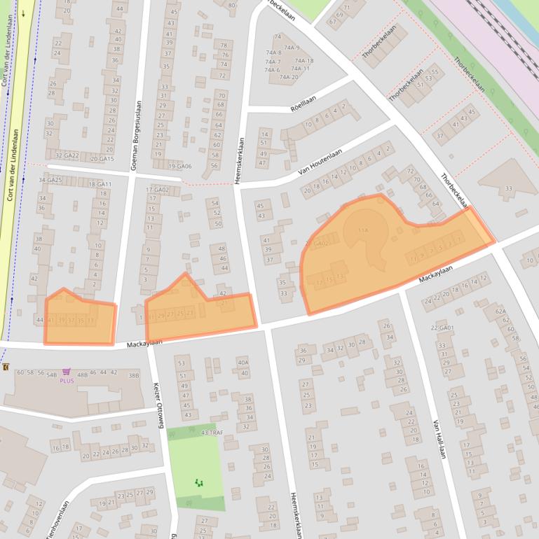 Kaart van postcodegebied 1412CN.