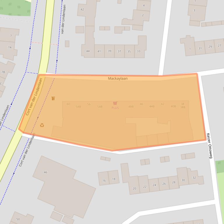 Kaart van postcodegebied 1412CR.