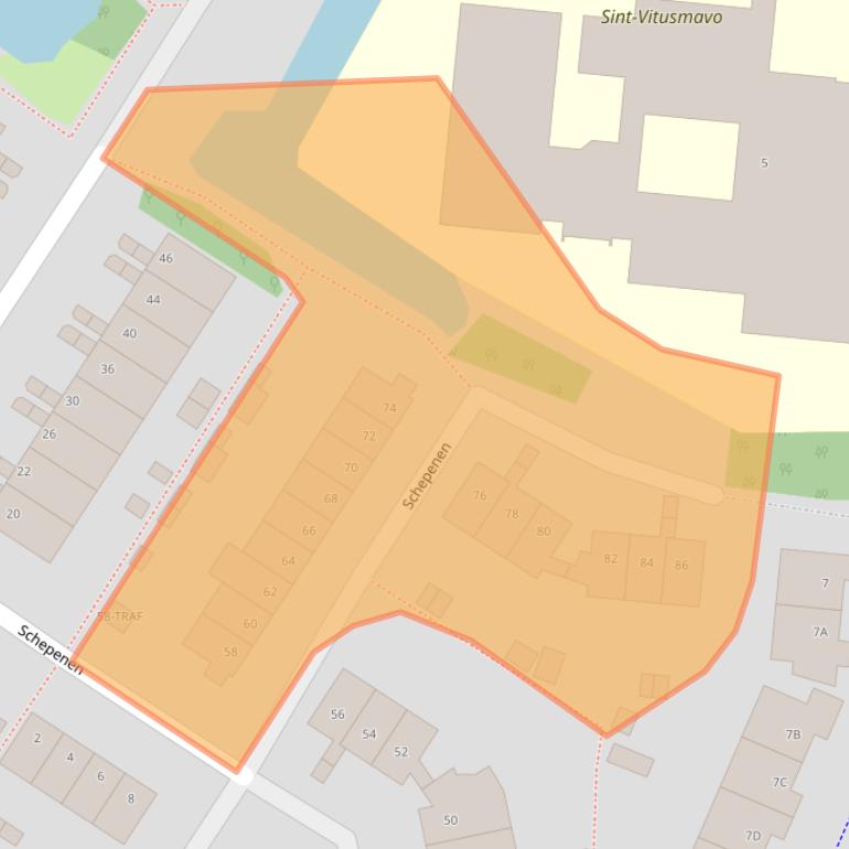 Kaart van postcodegebied 1412DH.