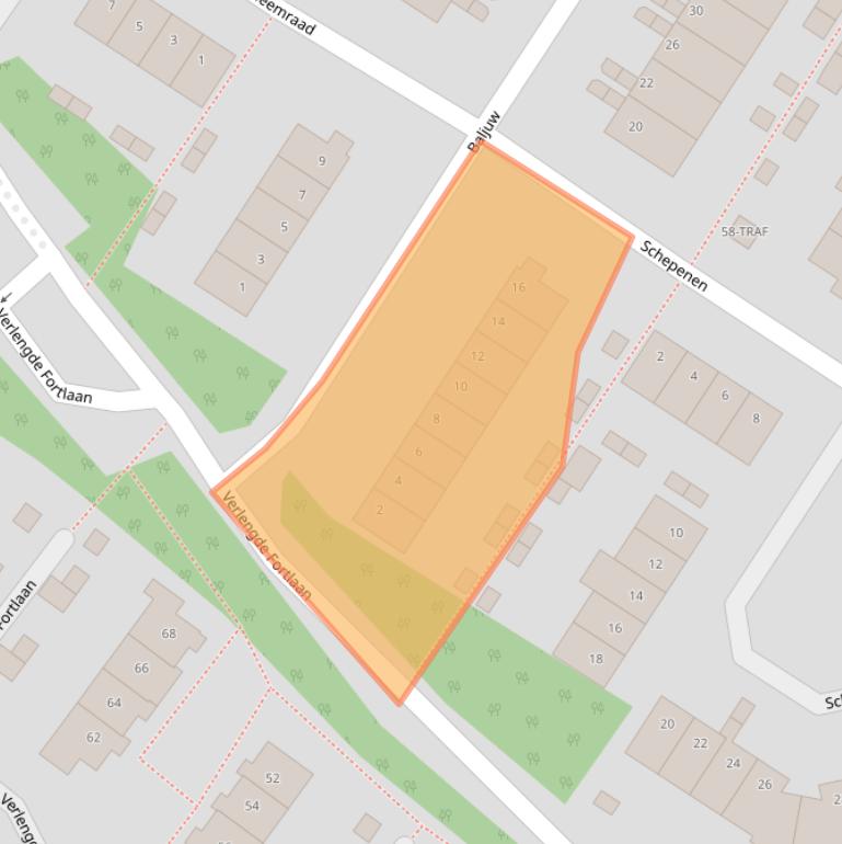 Kaart van postcodegebied 1412DK.