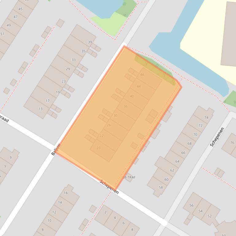 Kaart van postcodegebied 1412DL.