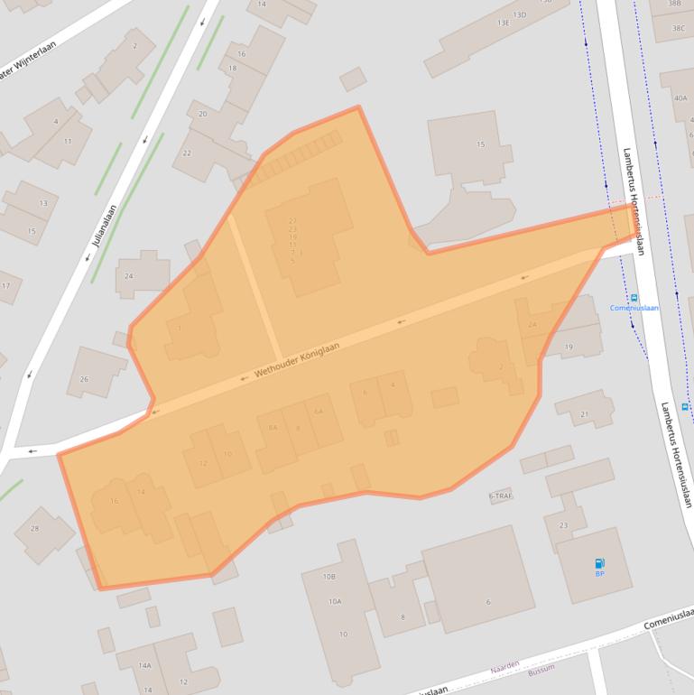 Kaart van postcodegebied 1412GT.