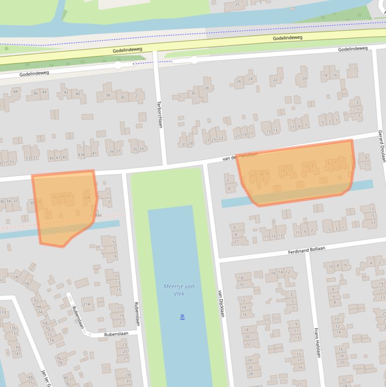 Kaart van postcodegebied 1412HK.
