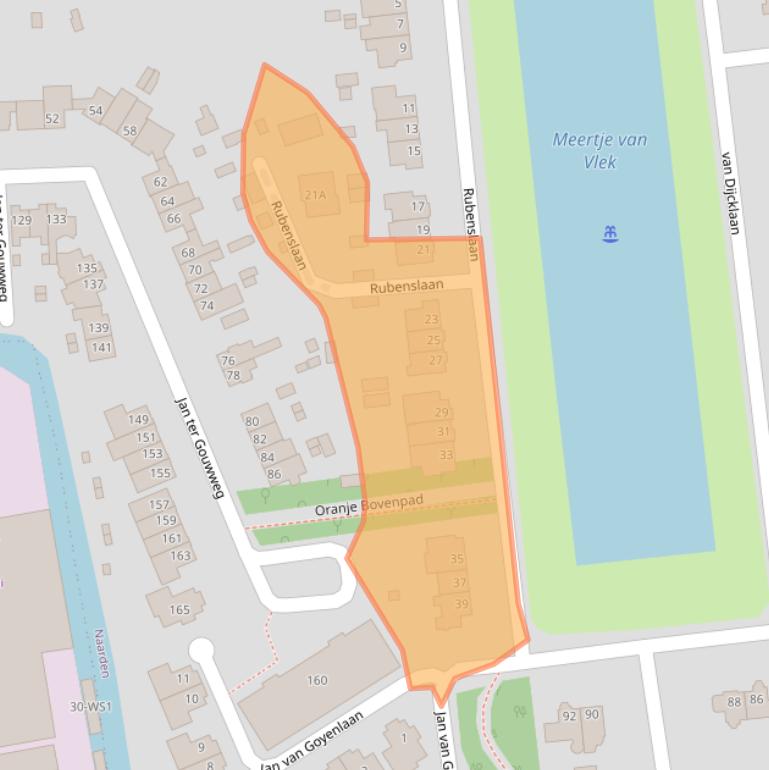 Kaart van postcodegebied 1412HN.