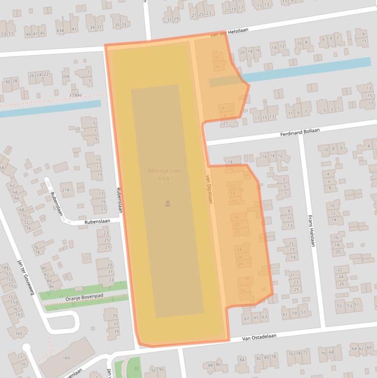 Kaart van postcodegebied 1412HP.