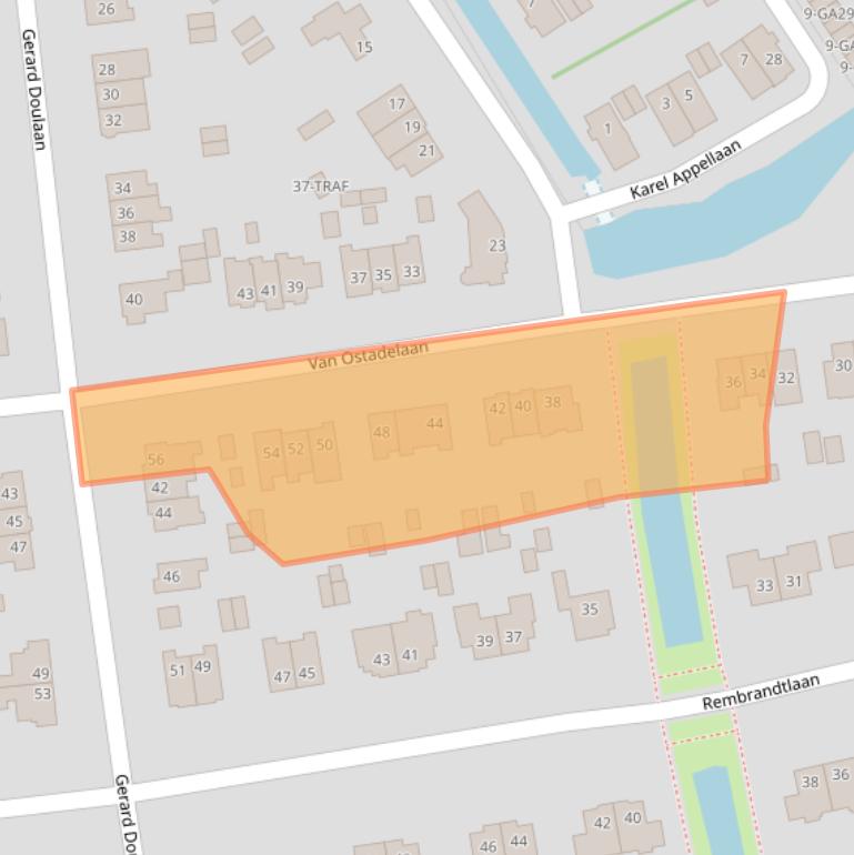 Kaart van postcodegebied 1412JK.