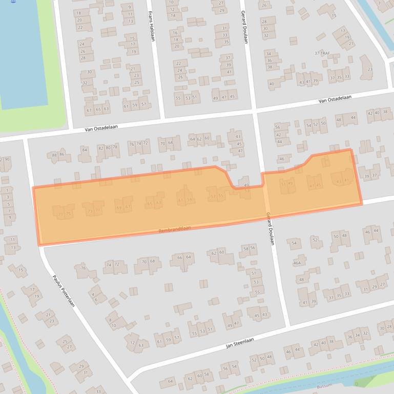 Kaart van postcodegebied 1412JN.