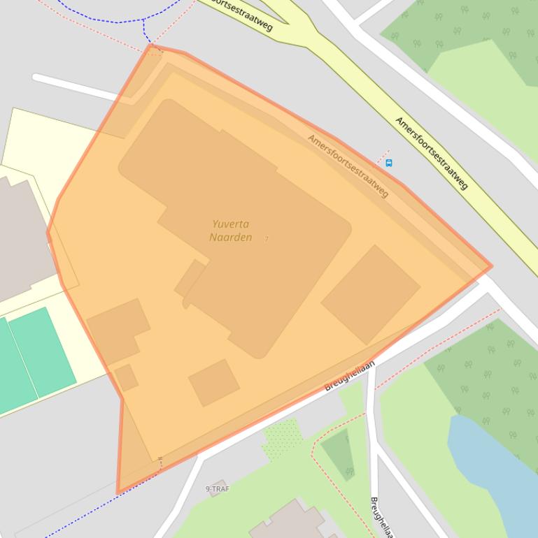 Kaart van postcodegebied 1412KA.