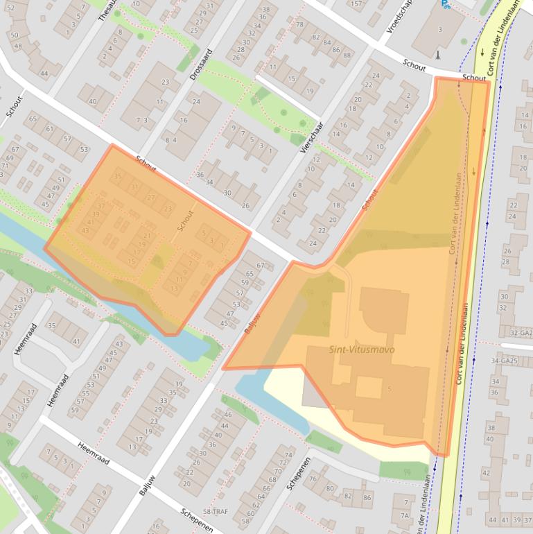 Kaart van postcodegebied 1412NA.