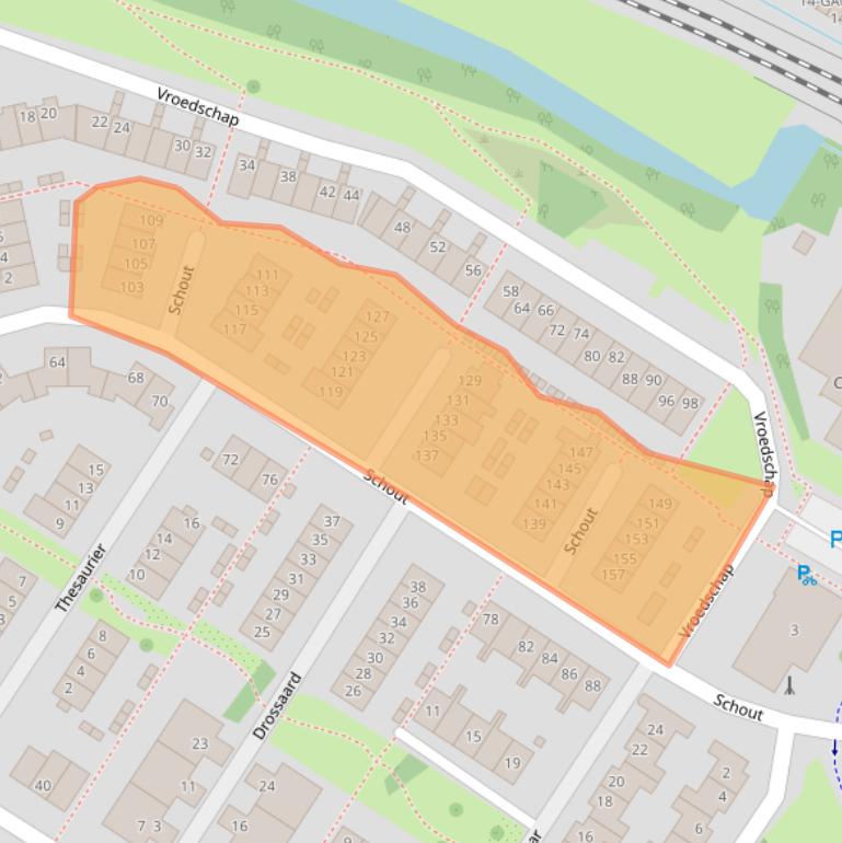 Kaart van postcodegebied 1412ND.