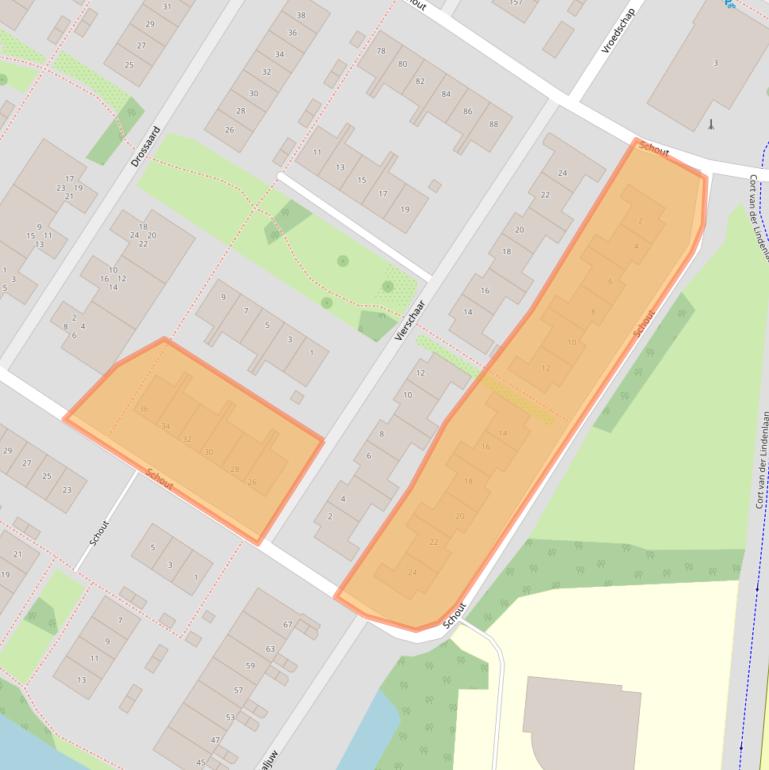 Kaart van postcodegebied 1412NG.