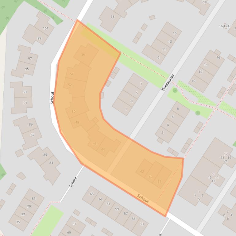 Kaart van postcodegebied 1412NH.