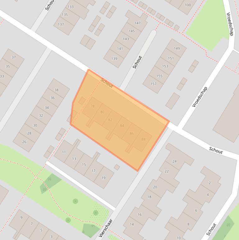 Kaart van postcodegebied 1412NK.