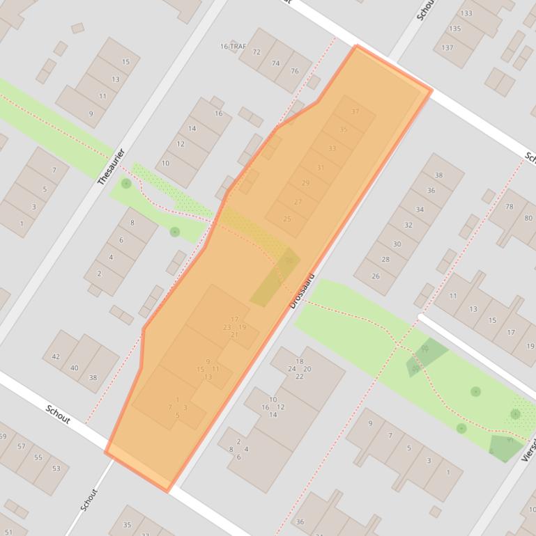 Kaart van postcodegebied 1412NR.