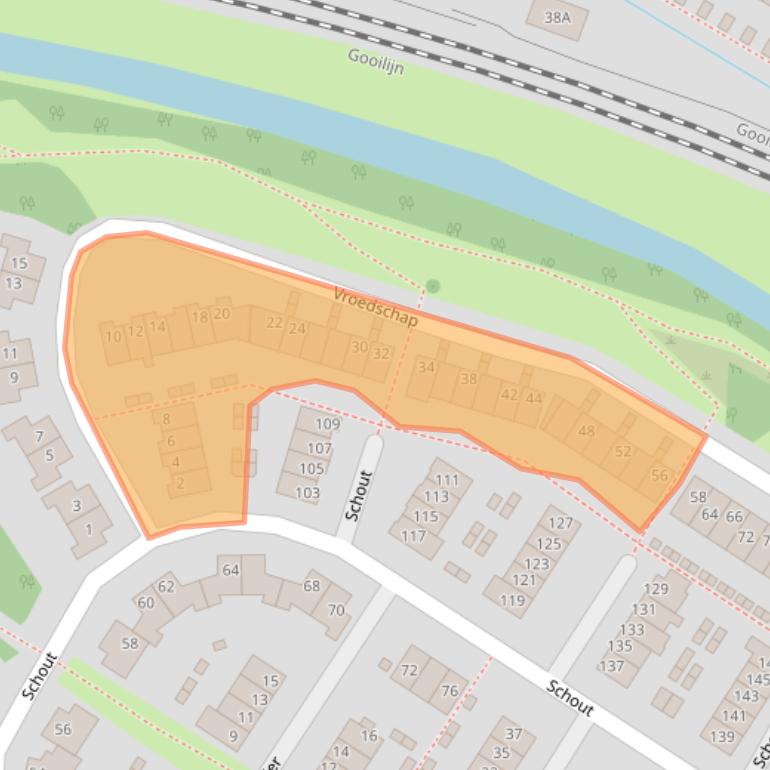 Kaart van postcodegebied 1412NW.