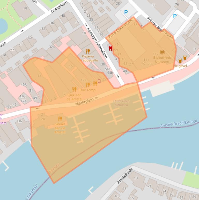 Kaart van postcodegebied 1421AC.