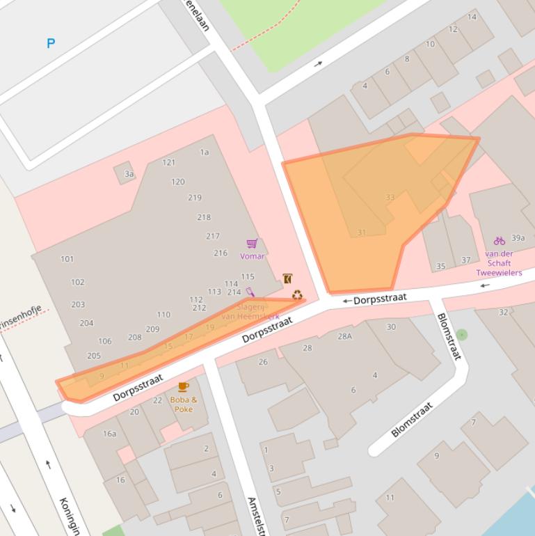 Kaart van postcodegebied 1421AR.