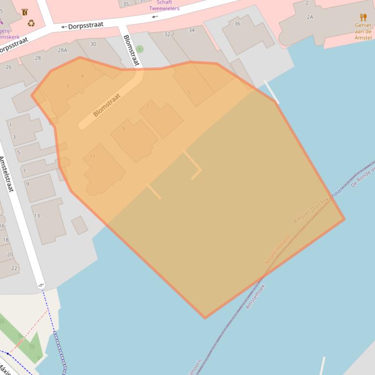 Kaart van postcodegebied 1421AV.