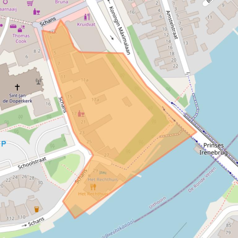 Kaart van postcodegebied 1421BA.