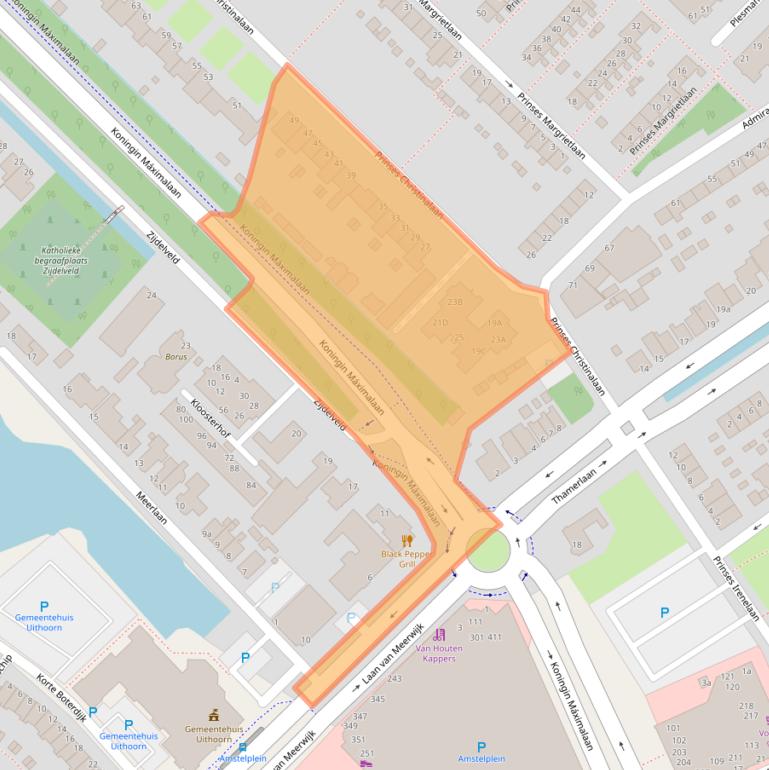 Kaart van postcodegebied 1421BD.