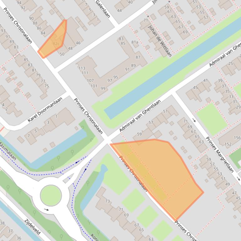 Kaart van postcodegebied 1421BM.