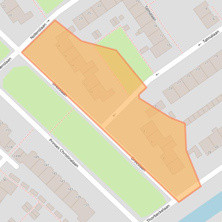 Kaart van postcodegebied 1421BX.