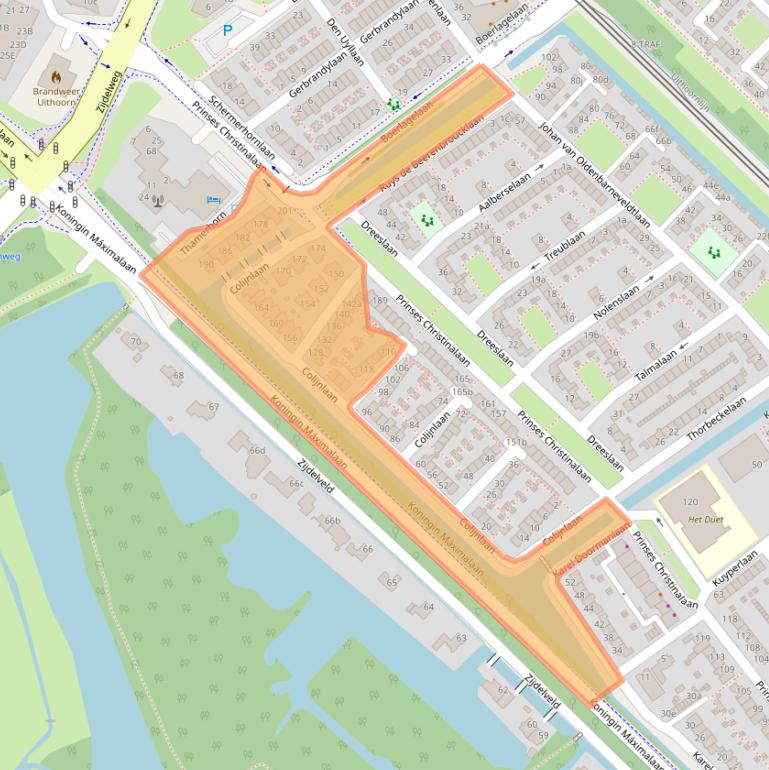 Kaart van postcodegebied 1421CD.