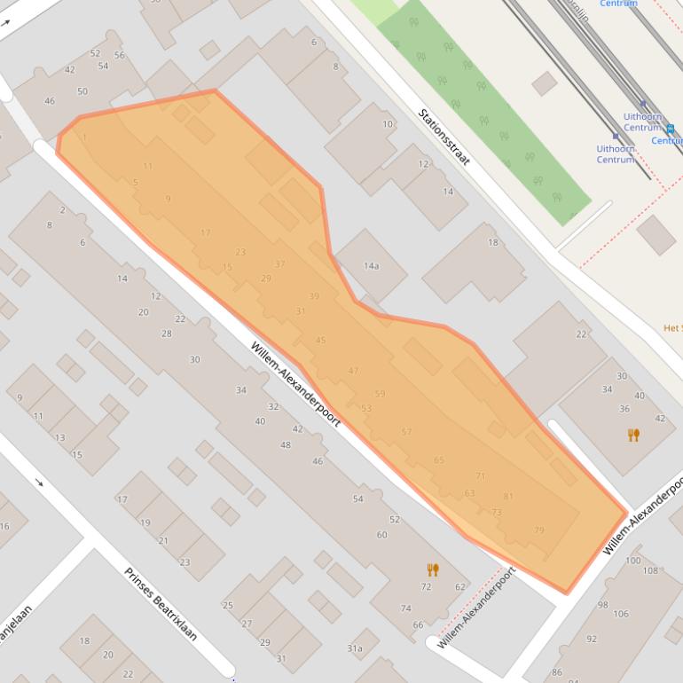 Kaart van postcodegebied 1421CG.