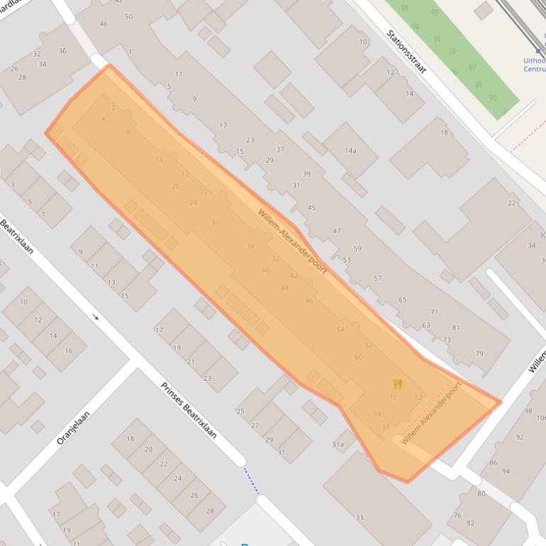 Kaart van postcodegebied 1421CH.