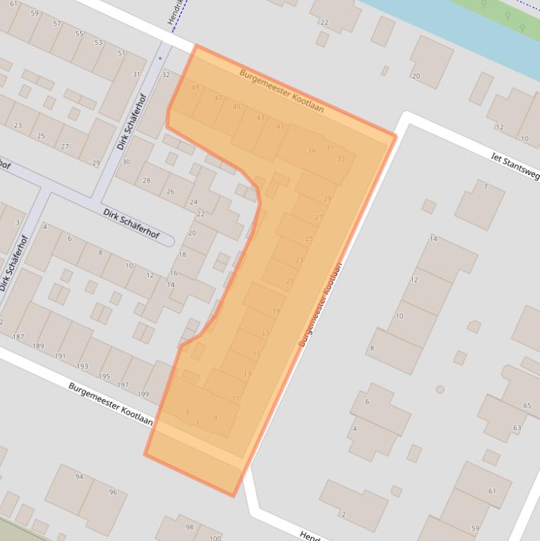 Kaart van postcodegebied 1421KA.