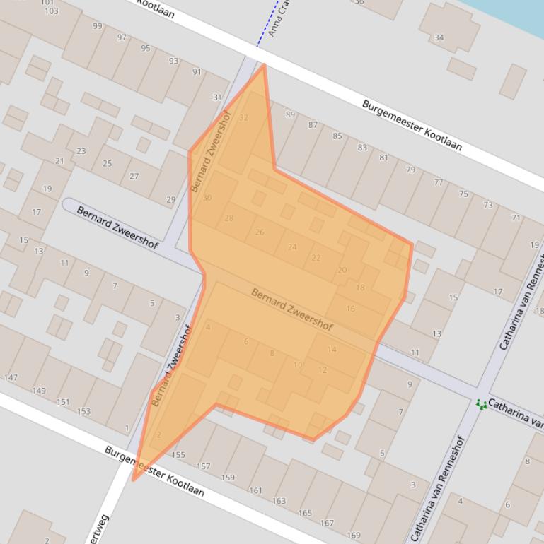 Kaart van postcodegebied 1421KK.