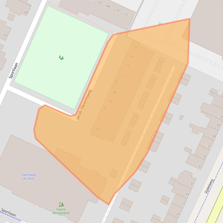 Kaart van postcodegebied 1421KM.