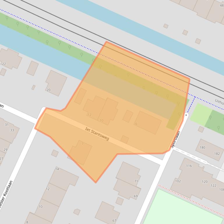 Kaart van postcodegebied 1421KS.