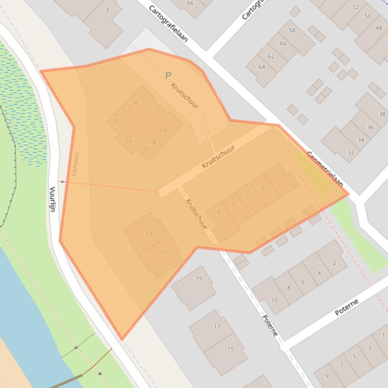 Kaart van postcodegebied 1421LG.