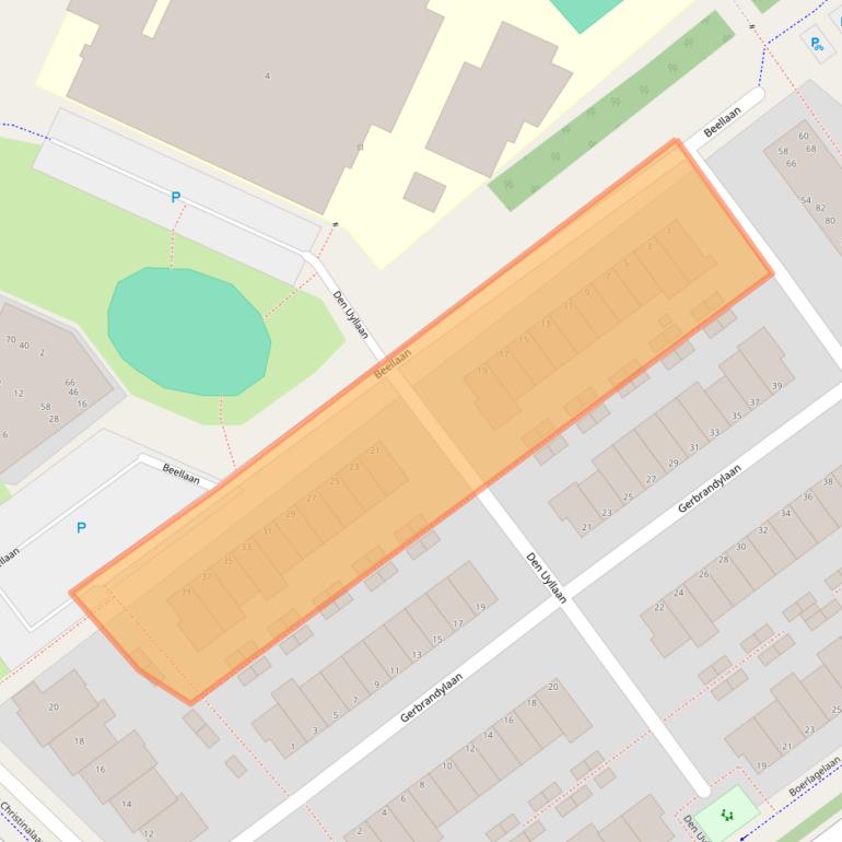 Kaart van postcodegebied 1421NC.