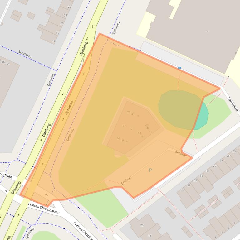 Kaart van postcodegebied 1421ND.