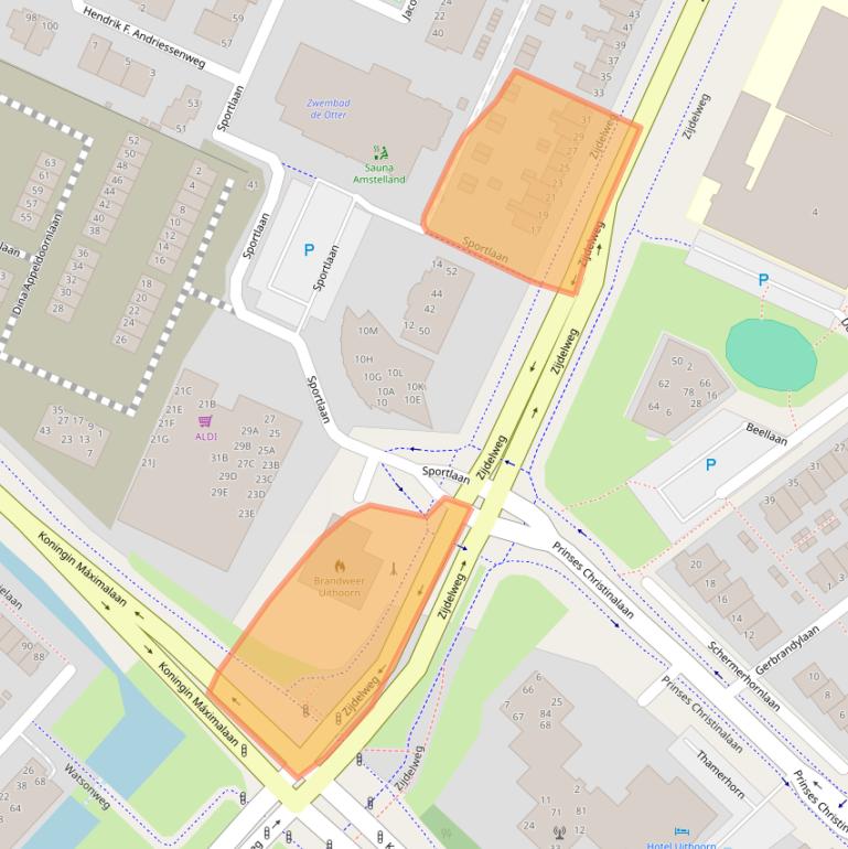 Kaart van postcodegebied 1421TB.