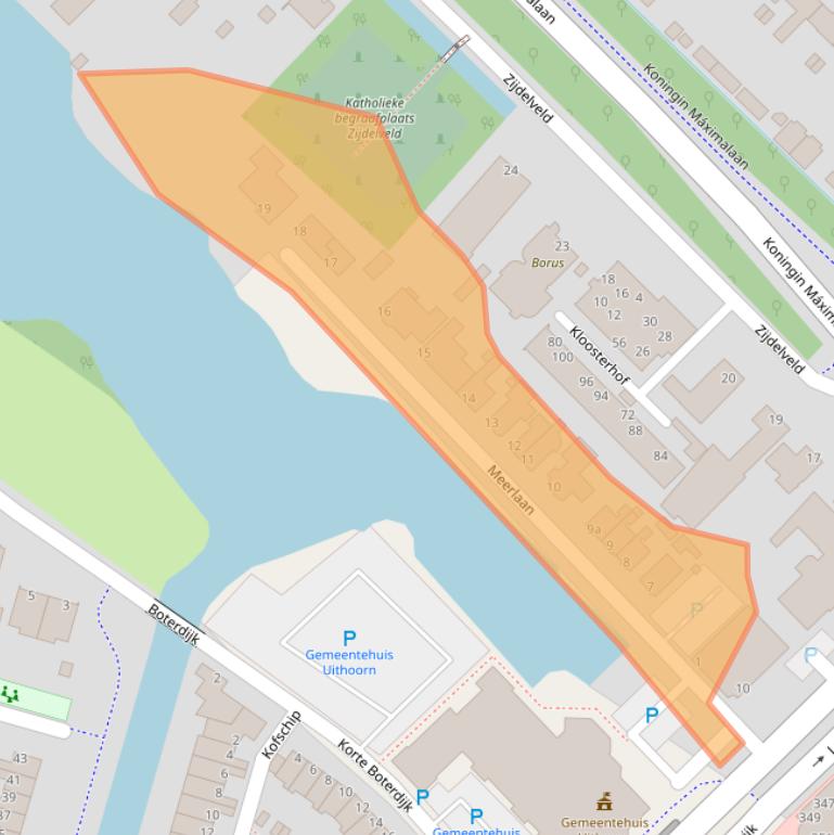 Kaart van postcodegebied 1421TM.