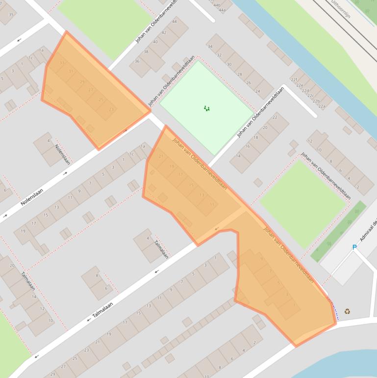 Kaart van postcodegebied 1421TP.