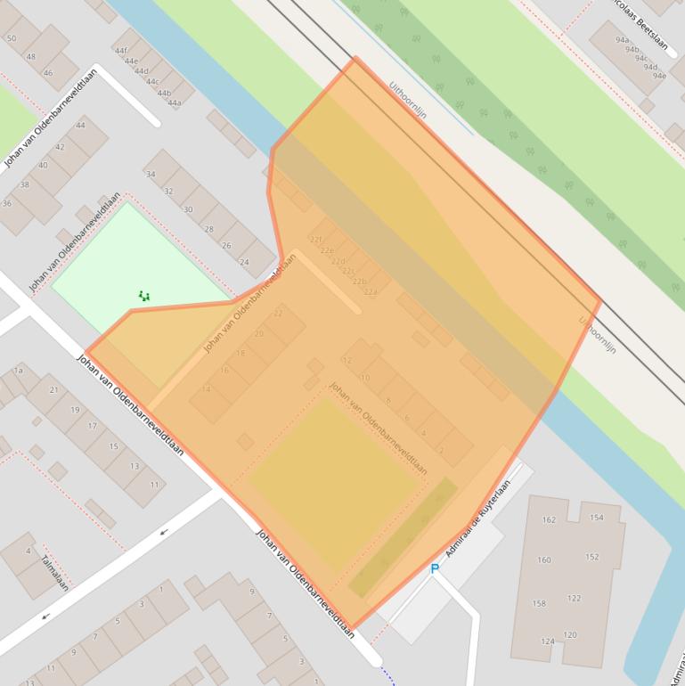 Kaart van postcodegebied 1421TS.