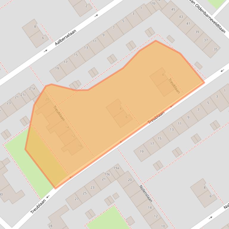 Kaart van postcodegebied 1421VD.