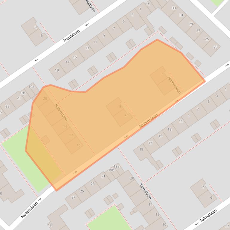 Kaart van postcodegebied 1421VG.