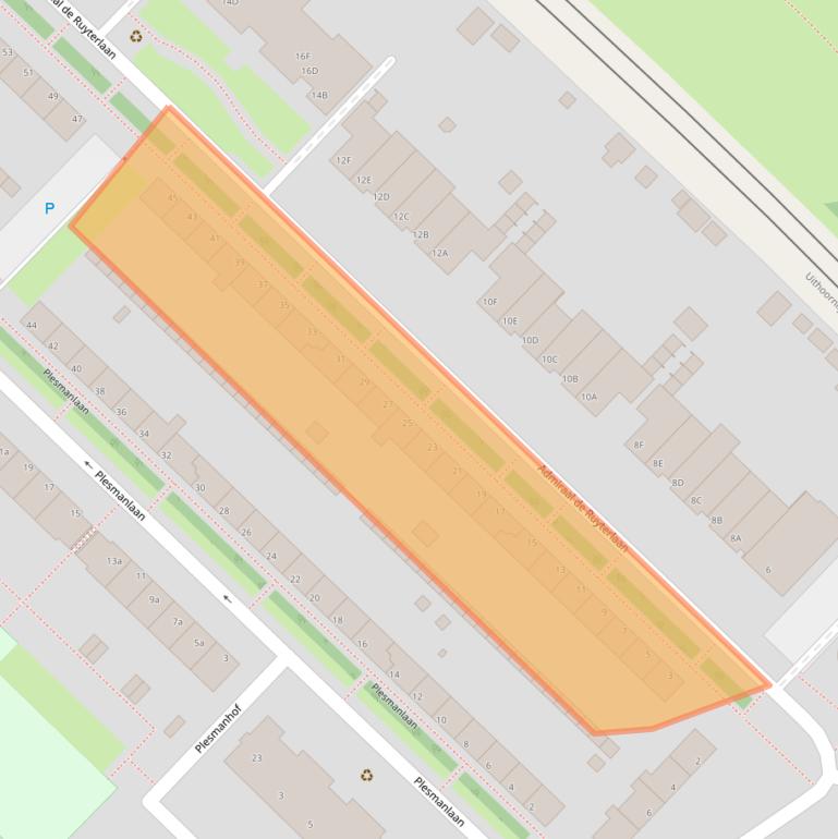 Kaart van postcodegebied 1421VH.