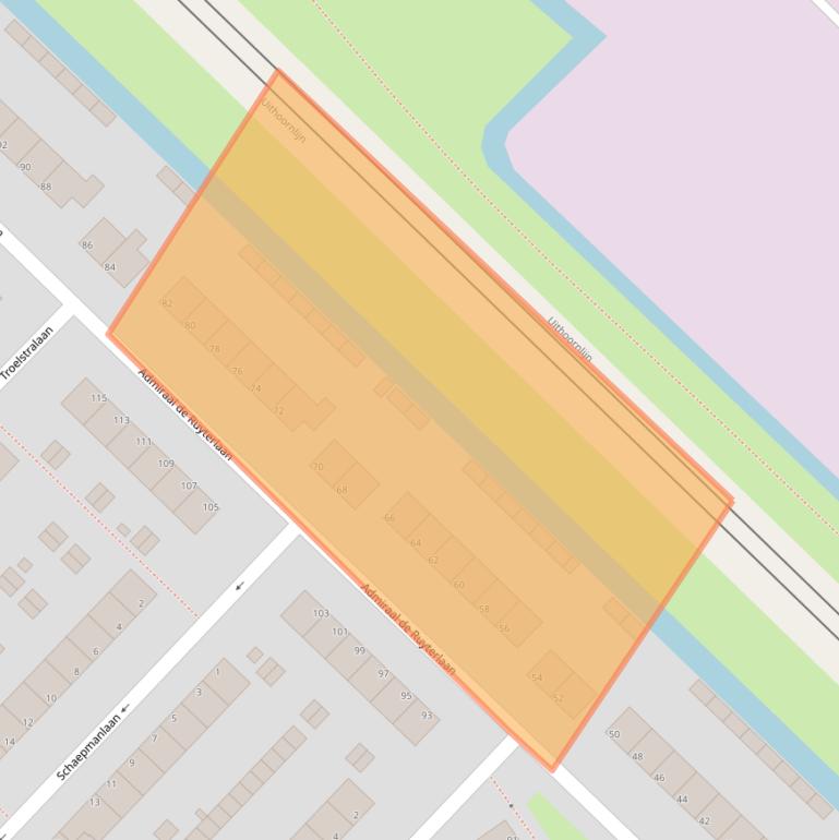 Kaart van postcodegebied 1421VM.