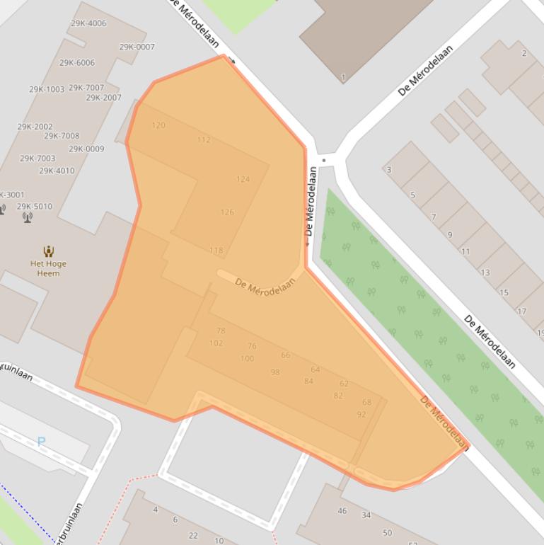 Kaart van postcodegebied 1422CA.