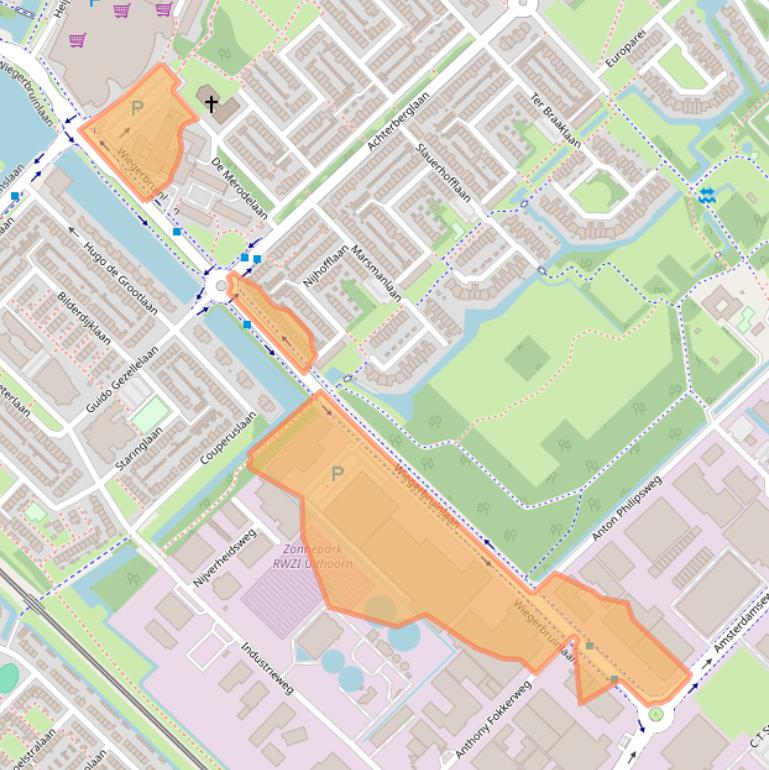 Kaart van postcodegebied 1422CB.